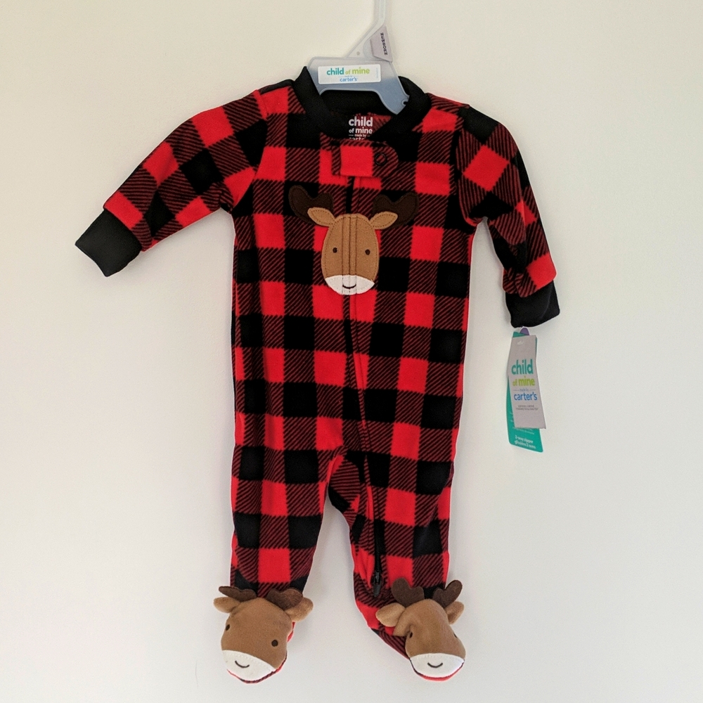 *4/$20* NWT Carter's Newborn Footed Onesie